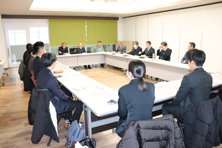 部門長との懇談会